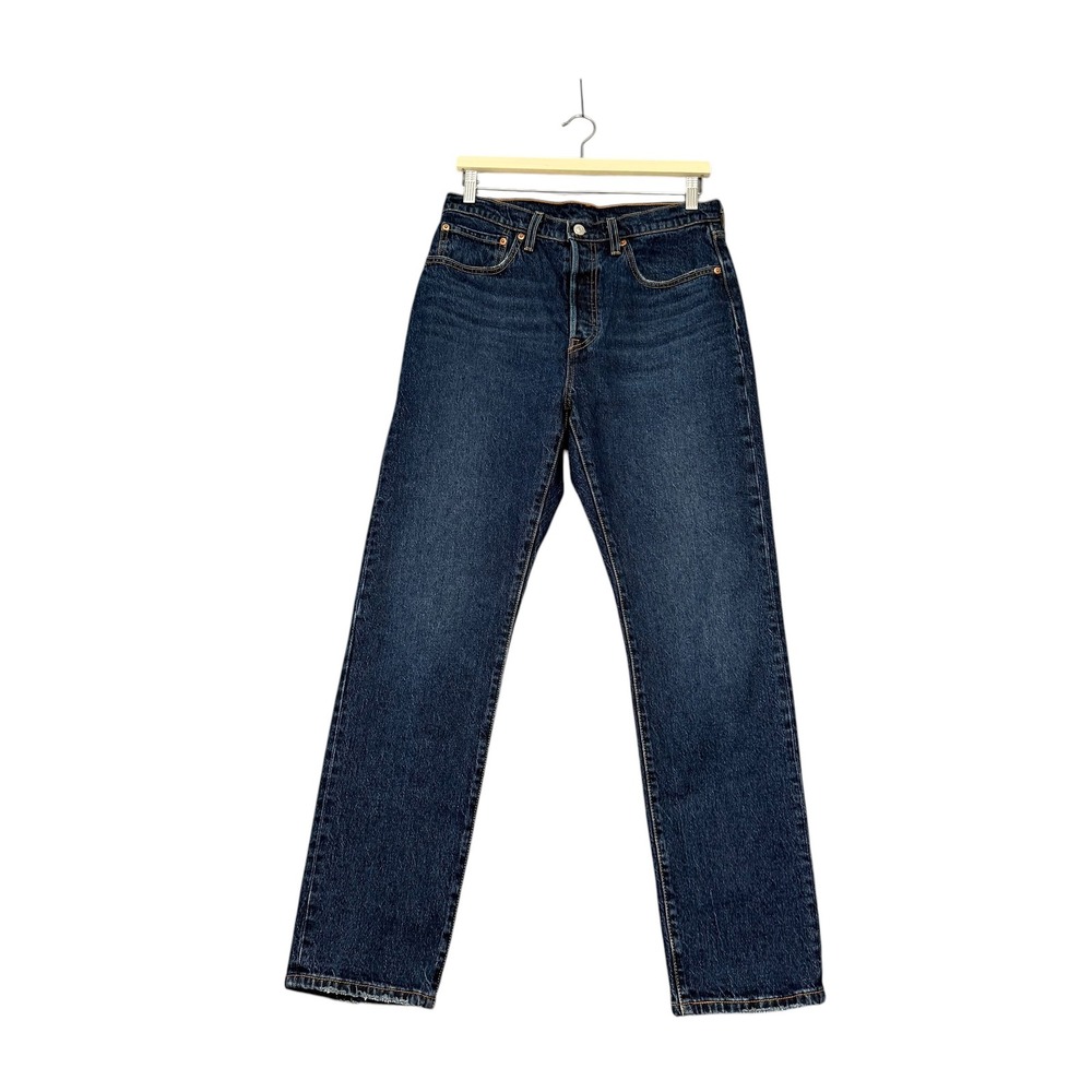 Levi's | 501 Original Fit Jeans Blue Straight Leg Dark Wash Size 30